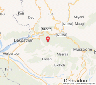 Map of Jakhan, Uttarakhand