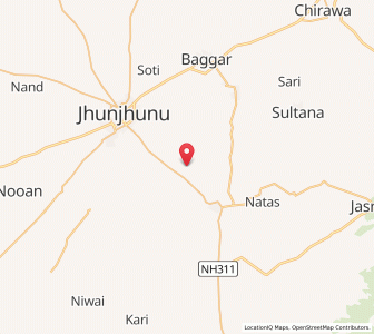 Map of Jakharo ka Bas, Rajasthan