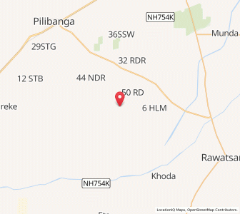 Map of Jakhrawali, Rajasthan