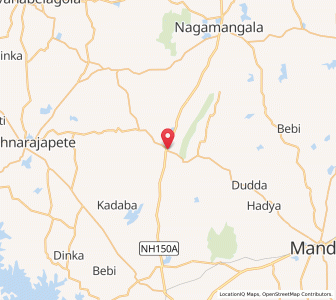 Map of Jakkanahalli, Karnataka