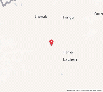 Map of Jakthang, Sikkim