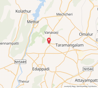 Map of Jalakandapuram, Tamil Nadu
