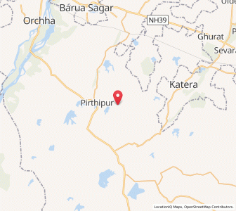 Map of Jalandarpur, Madhya Pradesh