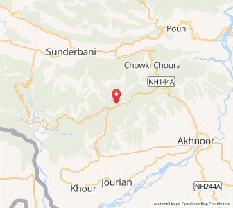 Map of Jalara, Kashmir