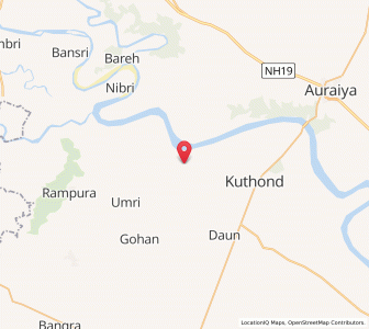 Map of Jalaun Khurd, Uttar Pradesh