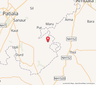 Map of Jalbera, Punjab
