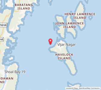 Map of Jalebar, Andaman and Nicobar Islands