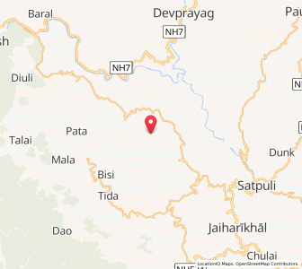 Map of Jali, Uttarakhand