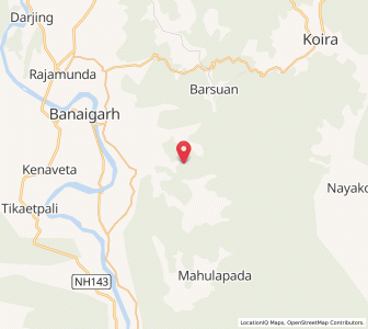 Map of Jallo, Odisha