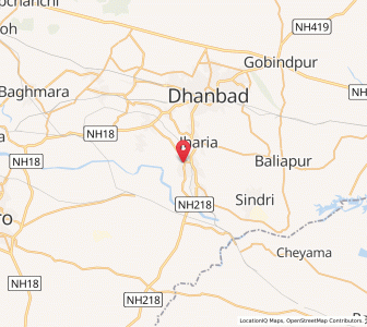 Map of Jamadoba, Jharkhand