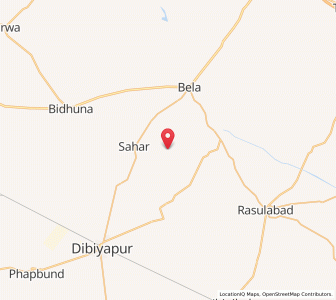 Map of Jamaipur, Uttar Pradesh