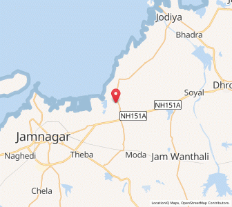 Map of Jambura, Gujarat