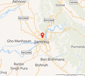 Map of Jammu, Kashmir