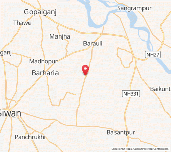 Map of Jamo, Bihar