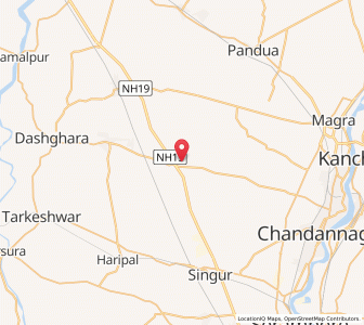 Map of Jampur, West Bengal