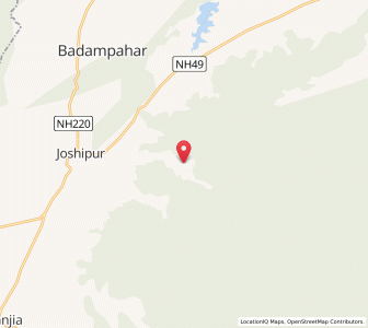 Map of Jamuani, Odisha