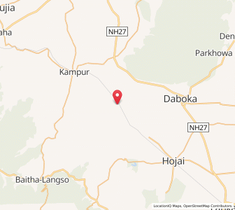 Map of Jamunamukh, Assam