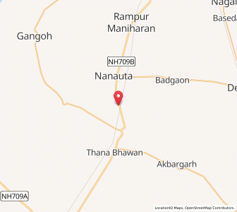 Map of Janaher, Uttar Pradesh