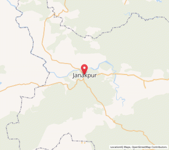 Map of Janakpur, Madhya Pradesh