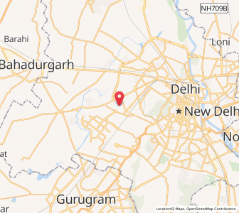 Map of Janakpuri, NCT