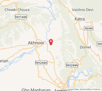 Map of Jandial, Kashmir