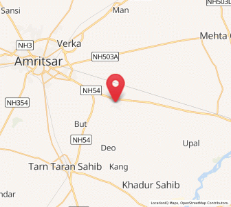 Map of Jandiala Guru, Punjab