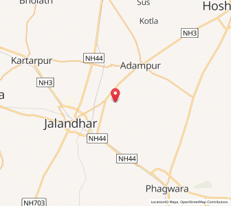 Map of Jandu Singha, Punjab