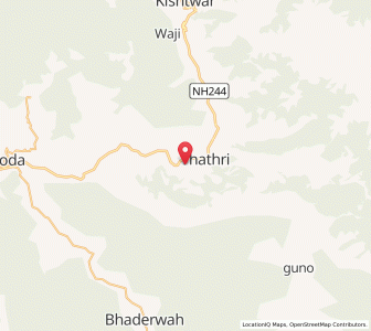 Map of Jangalwar, Kashmir