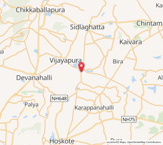 Map of Jangamakote, Karnataka