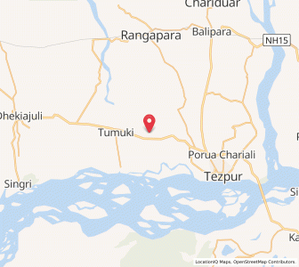 Map of Jangar Choburi, Assam