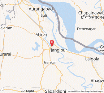 Map of Jangipur, West Bengal