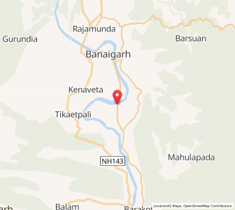 Map of Jangra, Odisha