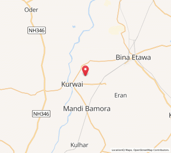 Map of Jaragawan, Madhya Pradesh