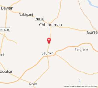 Map of Jararo, Uttar Pradesh
