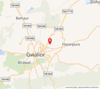 Map of Jararua, Madhya Pradesh