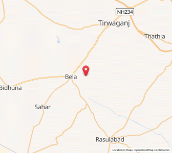 Map of Jarehar, Uttar Pradesh