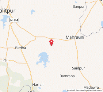 Map of Jaria, Uttar Pradesh
