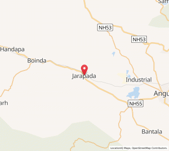 Map of Jarpara, Odisha