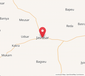 Map of Jasrasar, Rajasthan