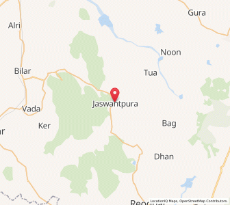 Map of Jaswantpura, Rajasthan
