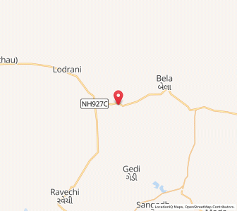Map of Jatawada, Gujarat