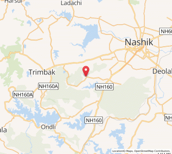 Map of Jategaon, Maharashtra