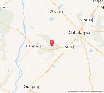 Map of Jathari, Madhya Pradesh
