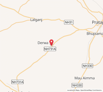 Map of Jathwara, Uttar Pradesh