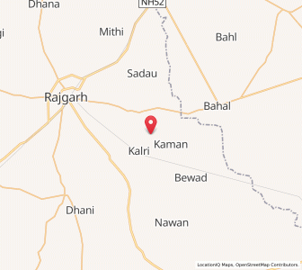 Map of Jatuwas, Rajasthan