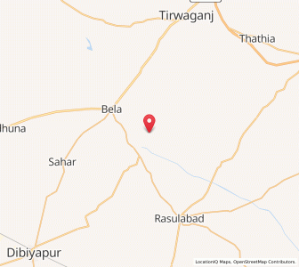 Map of Jauhar, Uttar Pradesh