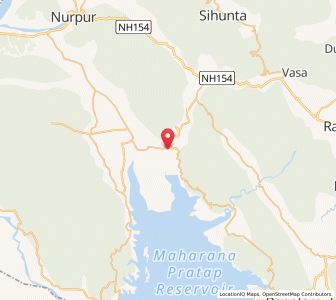 Map of Jawali, Himachal Pradesh