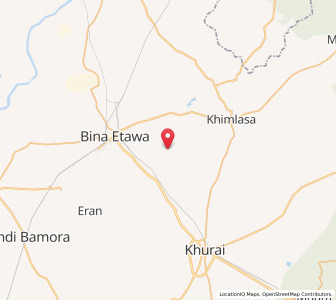 Map of Jerua, Madhya Pradesh