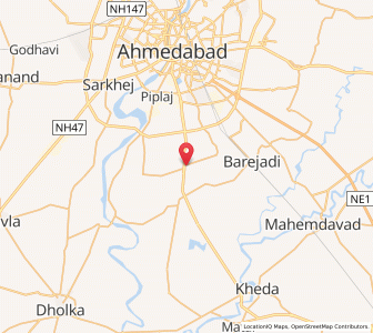 Map of Jetalpur, Gujarat