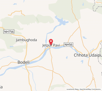 Map of Jetpur, Gujarat